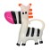 Set of rattles "Zebra and Eskimo", 2 pcs, baby