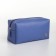 Cosmetic bag with lightning, textura, blue color