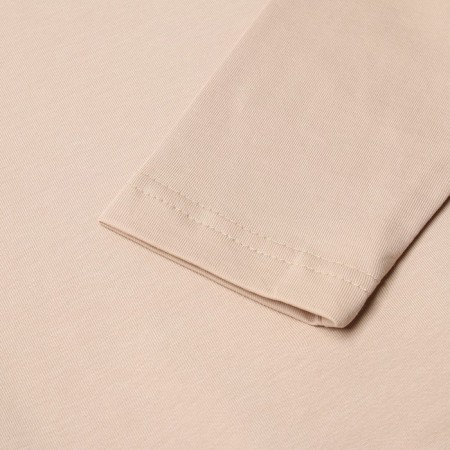 Dress female knitwear minku: Basic line beige color, rr 46-8