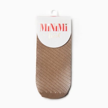 Women's socks minimi, tan color, one size