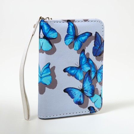 Children's wallet with lightning, blue color