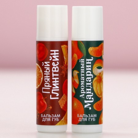 Gift set of cosmetics "Miracles", lip balm 2 x 10 g, pure happiness-2