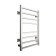 Electric towel "Dvin" L Plaza Neo, 800x400 mm, Dimmer Square, Chrome