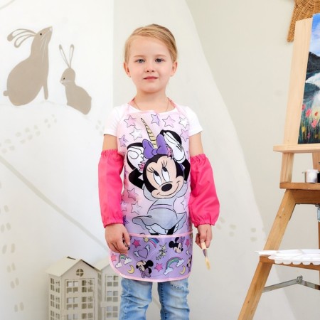 Apron with overshielders Children's "Minnie Mouse", unicorn, 49x39 cm