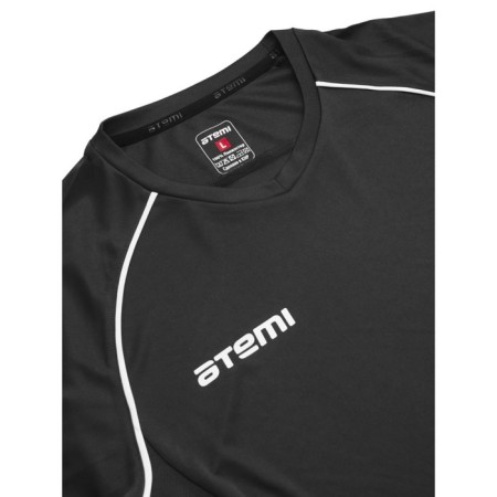Training T-shirt ATEMI, Black color, ATSS-003SS23-BLK, size S-2