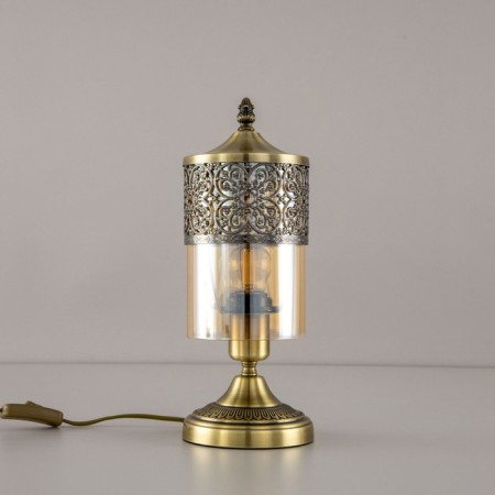 EMER -table decorative lamp "Emir" CL467813 13x13x34 cm, 1x75W, E27, brown color-2