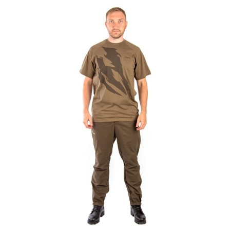 PRIDE CLAWS T-shirt, cotton, light brown, rf XXL-2