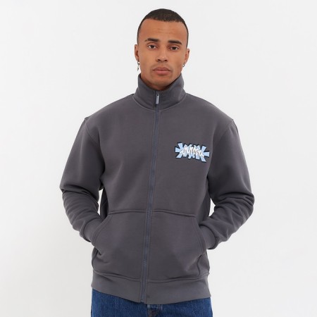 Male sweatshirt was laid down, color dark gray size 48 (l)