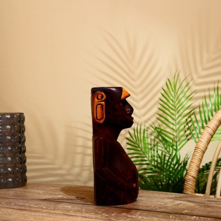 Souvenir "Aboriginal" Albezia 12x10x30 cm-4