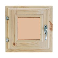 Window, 30 × 30cm, double glass, tinted, with a seal, from needles
