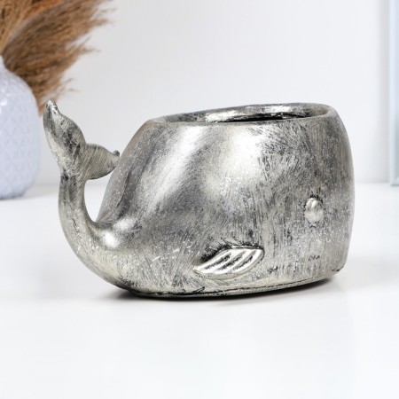 Silver Silver Steach Structure, 15x25x15cm-2