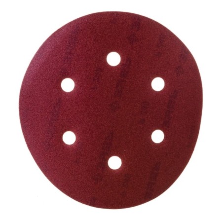 Circle of abrasive grinding bison 35350-150-240, perforated, P240, 150 mm, 5 pcs.