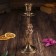 Summary for 1 candle "rose" Antik, brass, 19 cm
