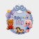 Decorative decoration (suspension) "Baby Boy" 28.5x24.5 cm, col. blue