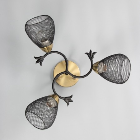 Dassa chandelier 3he27 40w Black-Bronze 49x49x24 cm-3