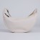 Women's bag from textiles, 30x17x6 cm, beige color