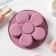 Baking form "Flower", 23 × 23 × 4.5 cm, lilac color