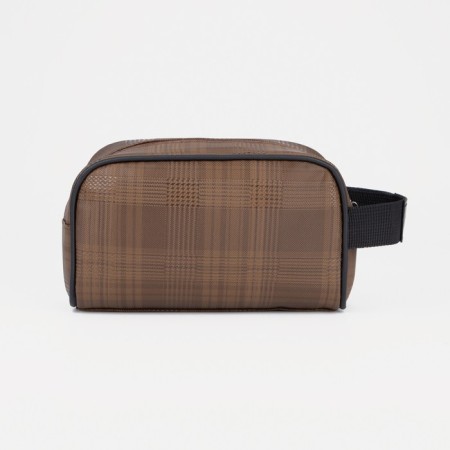 Lightning cosmetic bag, brown color-1