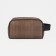 Lightning cosmetic bag, brown color