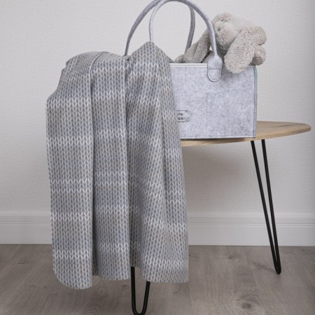Fleet blanket "Vintage", size 100x140 cm-2
