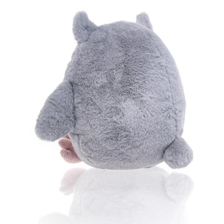 Soft gulliver toy "owl", gray color, 23 cm-5