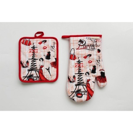 Kitchen kit No. 1: towel, take -off, mittens 38x63 cm-2