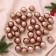 Set of balls plastic D-4 cm, 36 pcs "disco assorted" brown