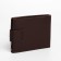 Male purse on a magnet, department for bills, for maps, for coins, brown color