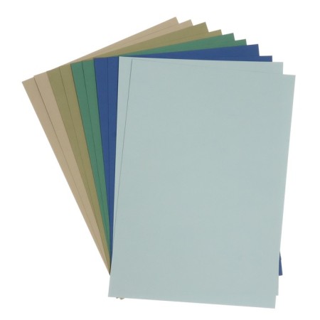 A4 water area folder, 10 sheets, 5 colors "Alicia", tinted block, 200 g/m2-1