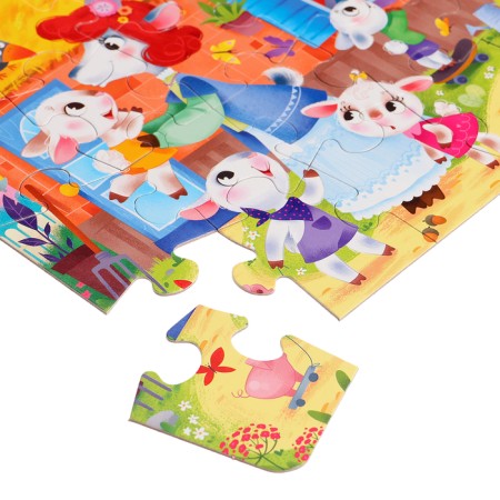 Maxi-Puzzles 2 in 1 "World of Tales No. 3", 24 and 24 elements-3