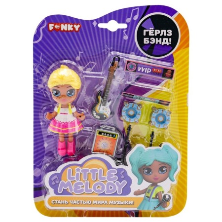 Set of game Funky Toys "Puppet Adele", with musical accessories-1
