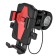 Hoco Ca73 bicycle holder, for 4.5-7 inches, black - red
