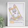 Photo frame plastic 21x30 cm 4 series, white