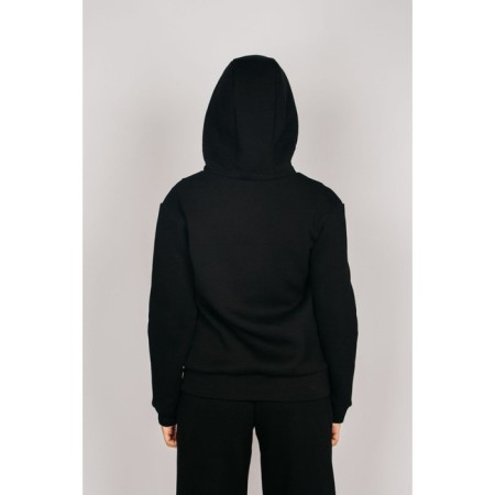 Female hoodies, size 44, black color-1