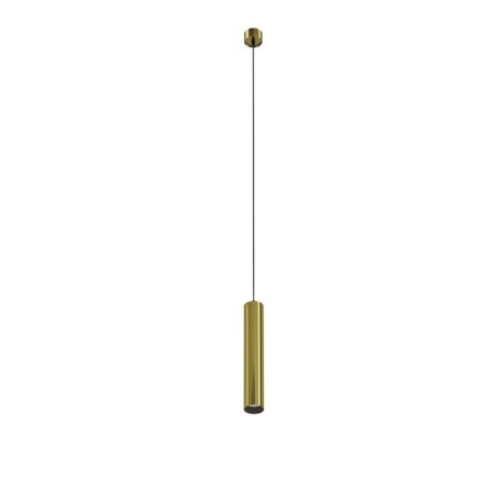 Suspension lamp Technical P072PL-L12W4K-BS, LED, 12W, 5.2x5.2x30 cm, 1050lm, brass color