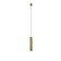 Suspension lamp Technical P072PL-L12W4K-BS, LED, 12W, 5.2x5.2x30 cm, 1050lm, brass color