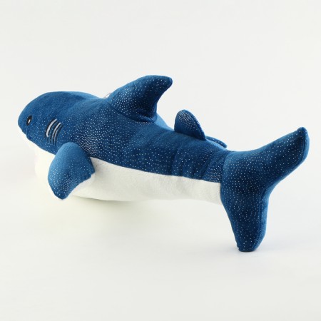 Soft toy "Shark", 55 cm, blue color-1