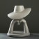 Kashpo "Lady in the Hat" gray, 28x23cm