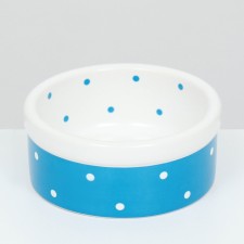 Ceramic bowl 8.5 x 8.5 x 3.5 cm, 100 ml blue