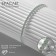 Bracelet "ice" fog, 2 mm, matte green color in silver