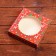 Gift box team with the window "New Year ornament", 11.5 x 11.5 x 3 cm