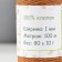 Knitting cord 100% cotton, width 1mm 100m 80g "Brown" 10x4.2x4.2 cm