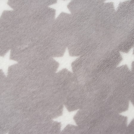 Plaid Ethel "Stars" 180*200 cm, 100% p/e, coral-flis 220 g/m2
