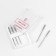 Needles for household sewing machines, universal, No. 80/12, 5 pcs