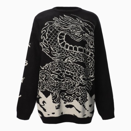 Jumper Women's Mist "Dragon", Black, OneSize (44-48)-6