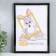 Photo frame Plastic "Watercolor" 21x30 cm, black
