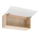 Cabinet hinged quad 600x310x360, oak sonoma/nubuk Milk