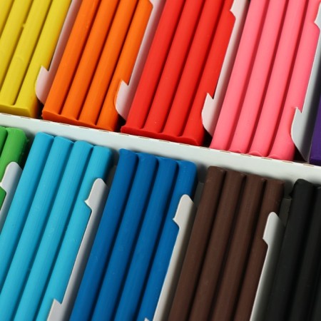 Plasticine 12 colors 240 g, "gamma" "classic", with a glass-1