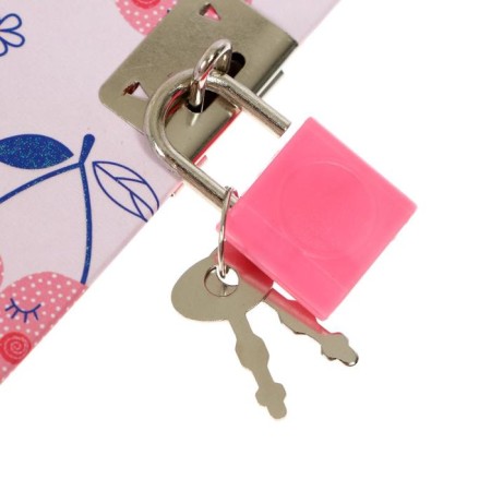 Notebook on the lock "Berries/Fruits" A5-, 45 sheets, in the ruler, on the crest, mix-3
