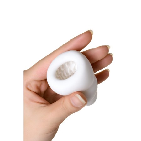 A set of unrealistic masturbators Mensmax Pucchi Premium, TPE, white color, 6.5 cm-12